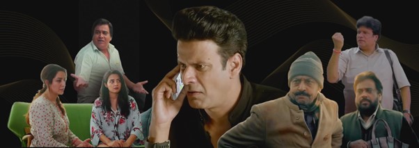 Collage of characters from Hindi comedy short films