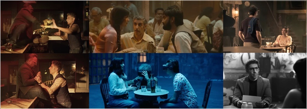 Collage of Jim Sarbh Short Films