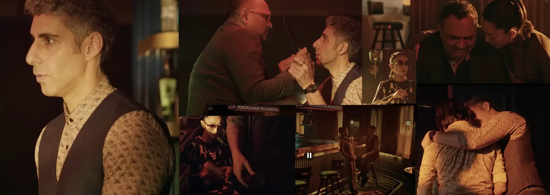 Collage image of Jim Sarbh Short Film